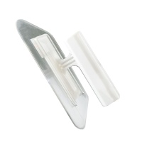 Гладилка пластиковая (прозрачная) 87 x 180 мм, съемная ручка (собрана), N 800, "MAXIMUM" МХ 03248