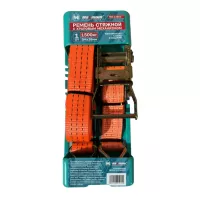 Ремень стяжной с храповым механизмом 1,5 тонны 5 м x 38 мм, 1шт., 303, "MAXIMUM" MX 14602